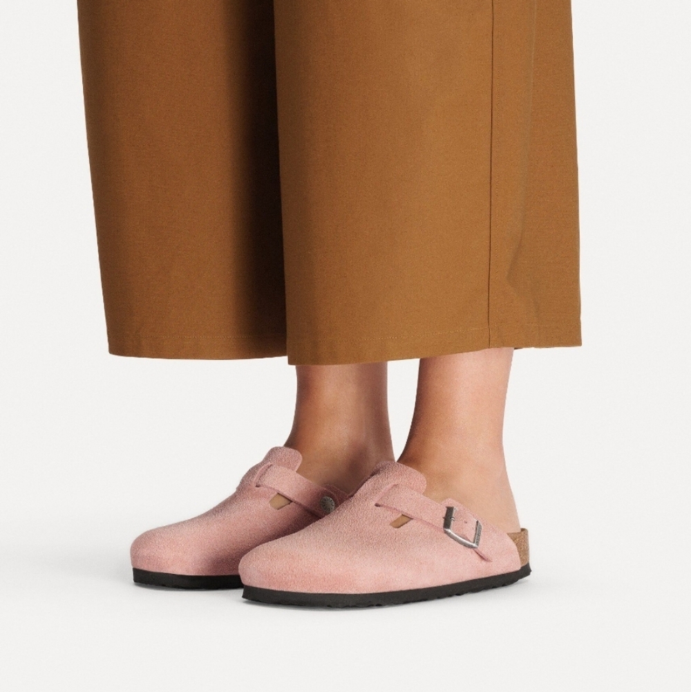 Birkenstock Boston Suede Leather, Color Pink Clay, Retail $154.95 USD - Picture 7 of 16